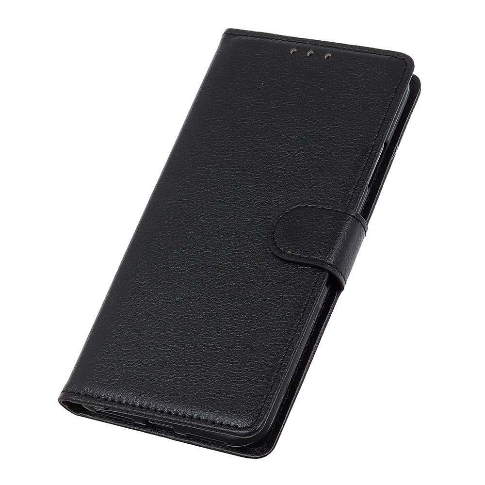 For OnePlus 11 5G Mobile Phone Case Litchi Texture PU Leather Wallet Stand Full Protection Cover - Black