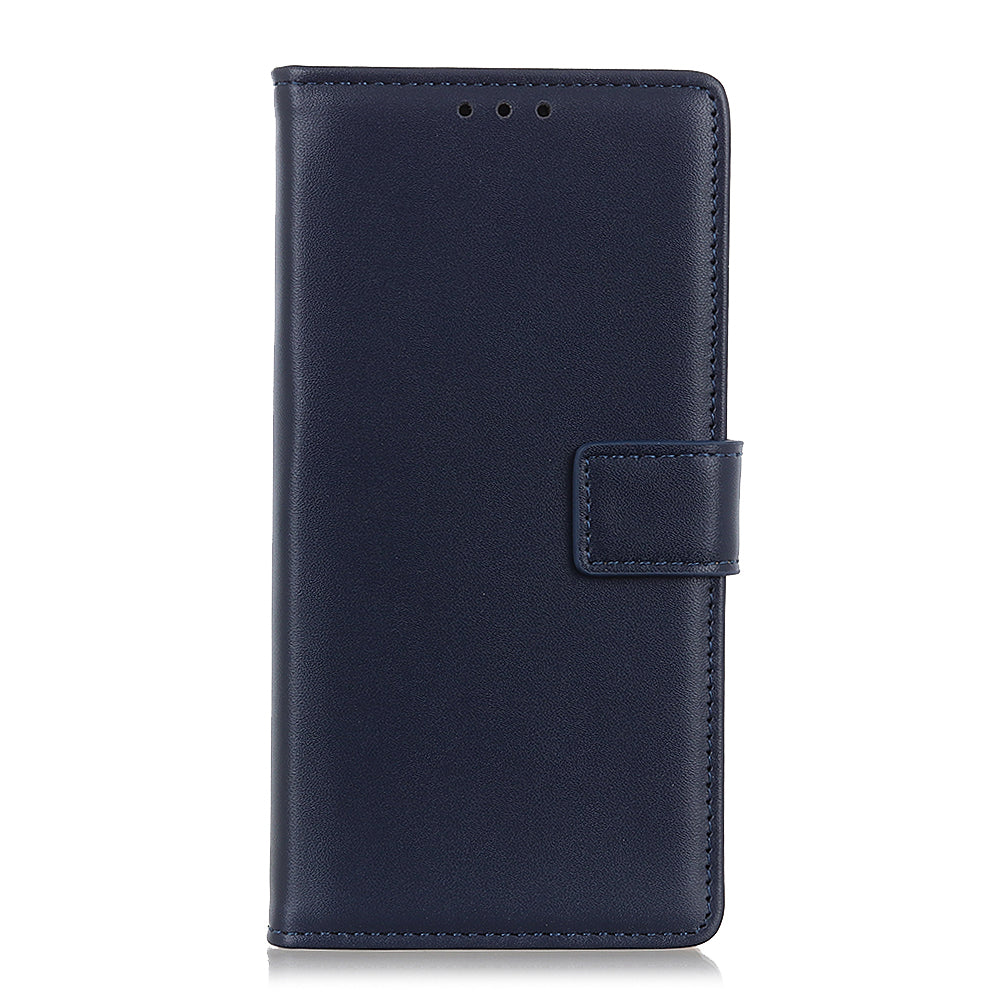 For OnePlus 11 5G Textured PU Leather Wallet Phone Case Full Protection Anti-drop Stand Cover - Blue