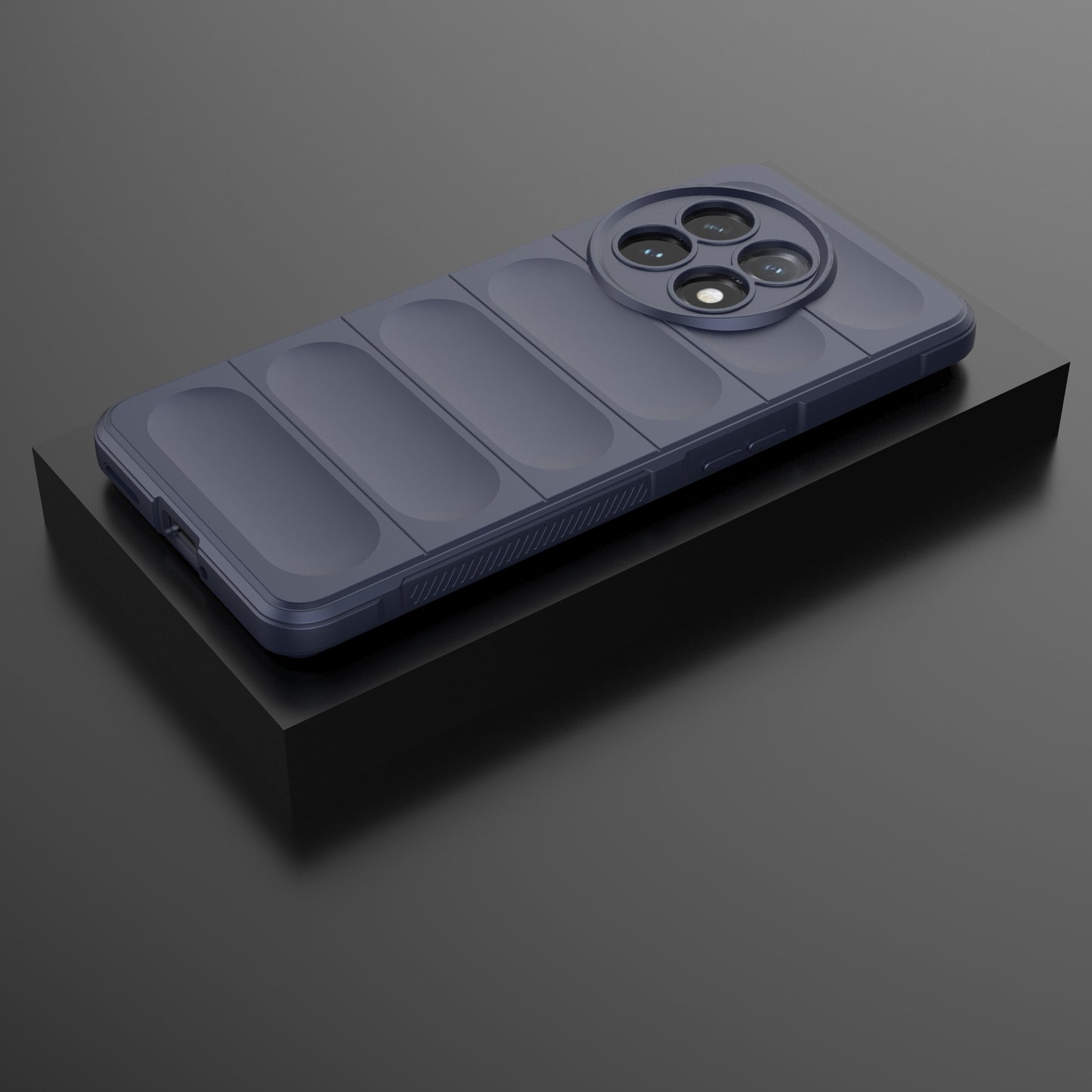 For OnePlus 11 5G Anti-scratch TPU Phone Case Rugged Back Protective Cell Phone Cover - Dark Blue