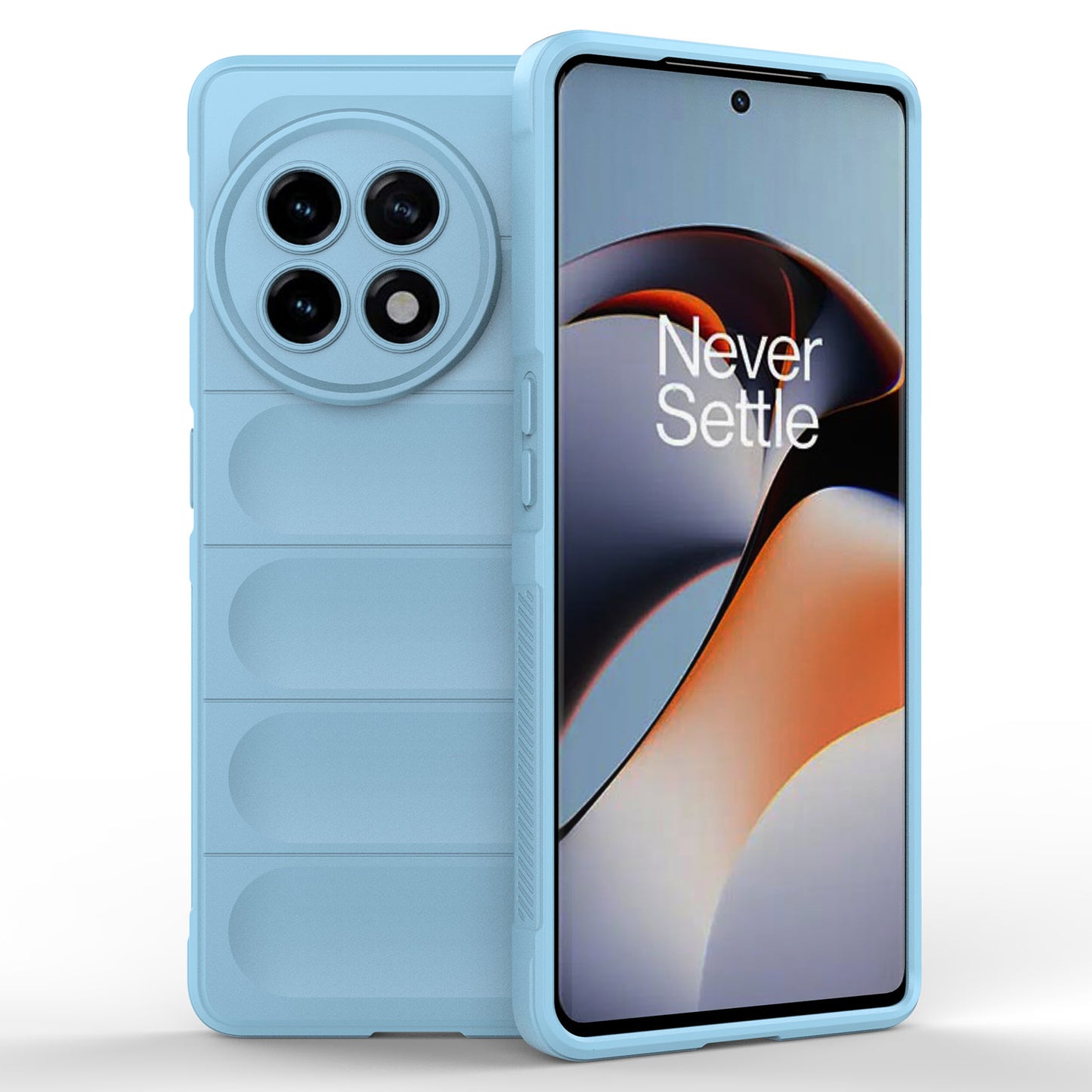 Anti-drop TPU Phone Case For OnePlus Ace 2 5G / 11R 5G Rugged Phone Back Cover - Baby Blue