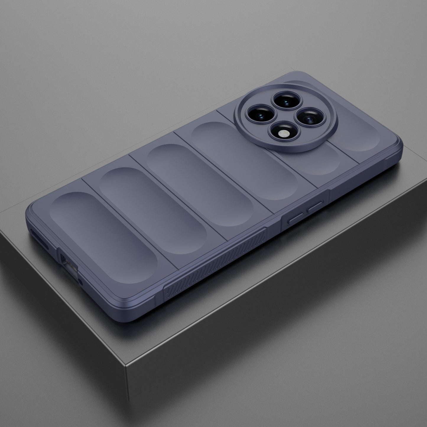 Anti-drop TPU Phone Case For OnePlus Ace 2 5G / 11R 5G Rugged Phone Back Cover - Dark Blue