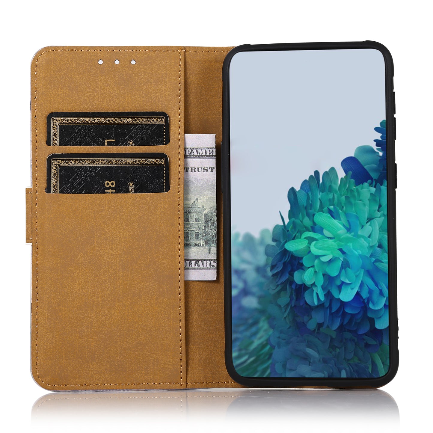 For OnePlus Ace 2 5G / 11R 5G Pattern Printing Phone Case Wallet Stand PU Leather Protective Phone Cover - Red Tree