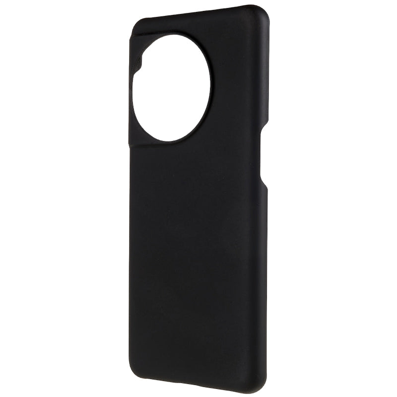 For OnePlus 11 5G Rubberized Texture Phone Case Hard PC Anti-fingerprints Phone Cover - Black