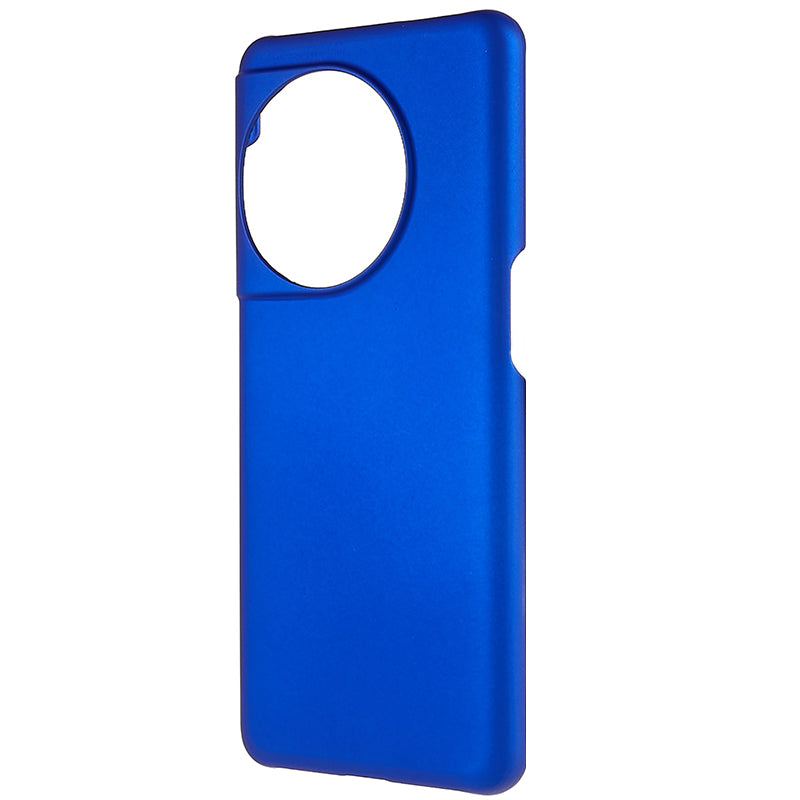 For OnePlus 11 5G Rubberized Texture Phone Case Hard PC Anti-fingerprints Phone Cover - Blue