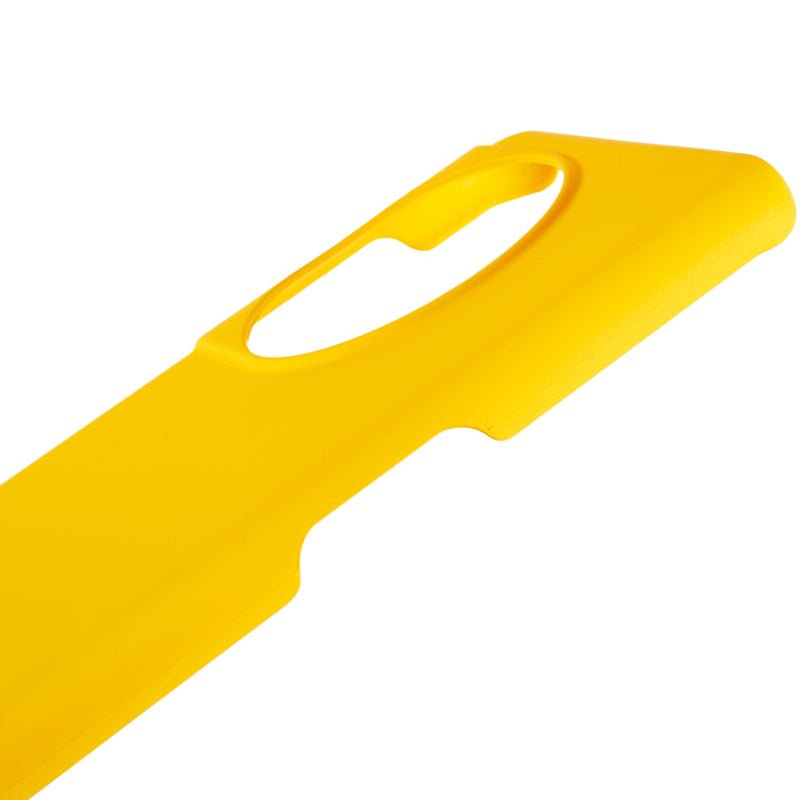 For OnePlus 11 5G Rubberized Texture Phone Case Hard PC Anti-fingerprints Phone Cover - Yellow