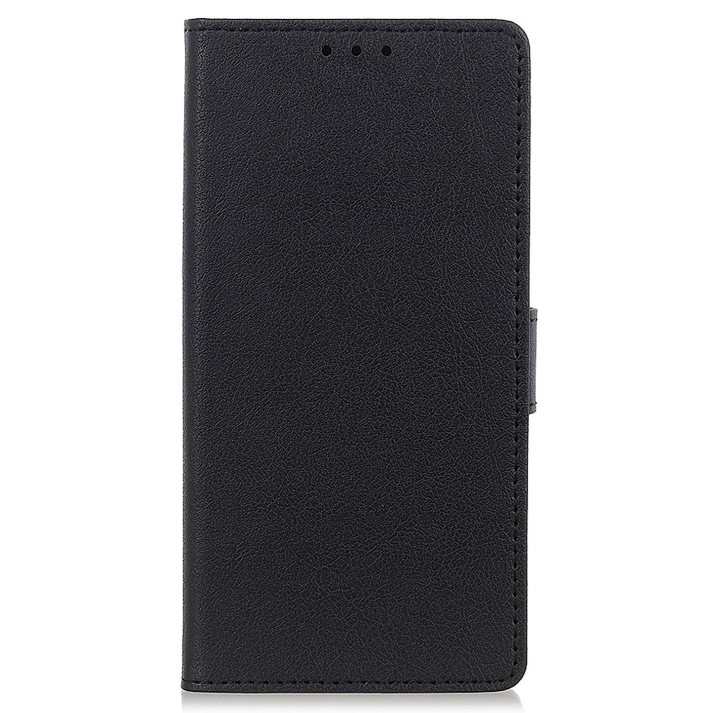 For OnePlus Ace 2 5G / 11R 5G PU Leather Phone Wallet Case Stand Magnetic Clasp Phone Cover - Black