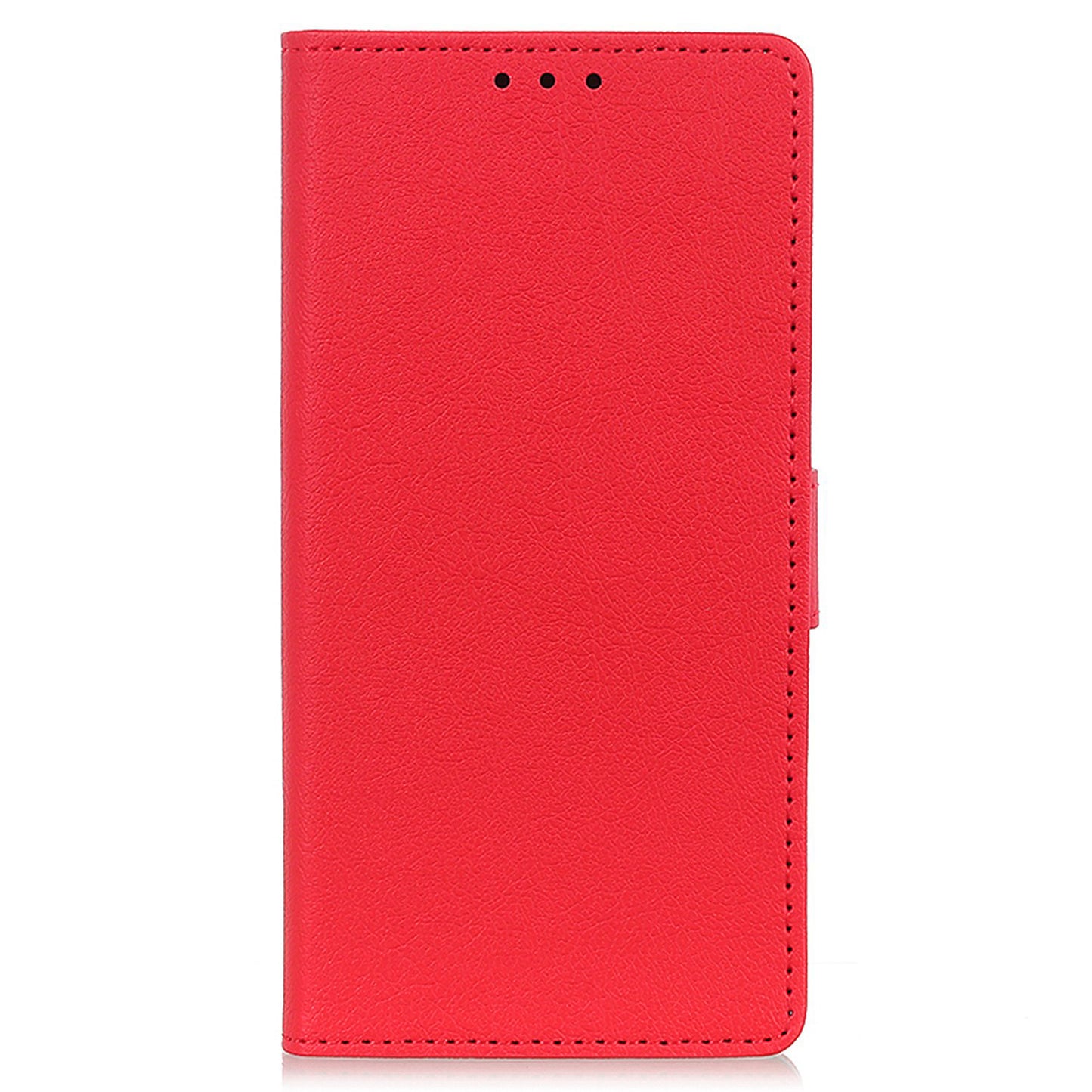 For OnePlus Ace 2 5G / 11R 5G PU Leather Phone Wallet Case Stand Magnetic Clasp Phone Cover - Red