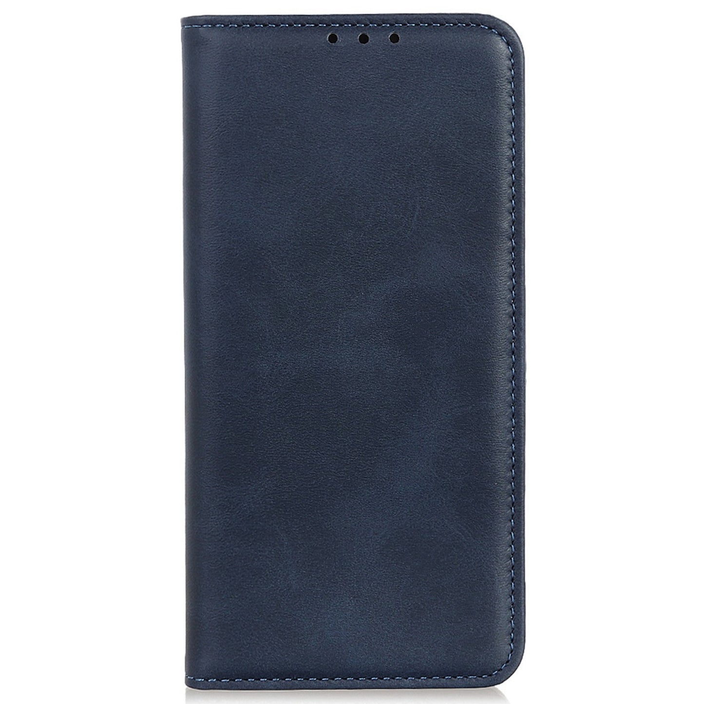 Split Leather Phone Stand Case for OnePlus Ace 2 5G / 11R 5G Shockproof Wallet Cover - Blue