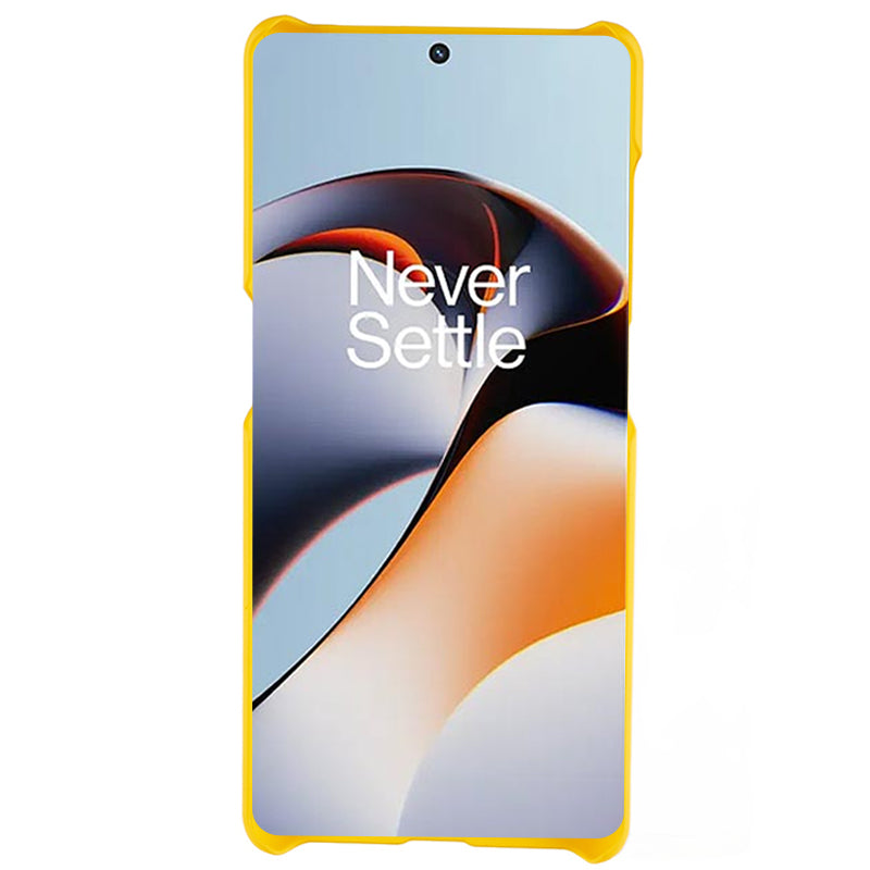 For OnePlus Ace 2 5G / 11R 5G Rubberized Hard PC Phone Case Anti-Scratch Back Phone Cover - Yellow