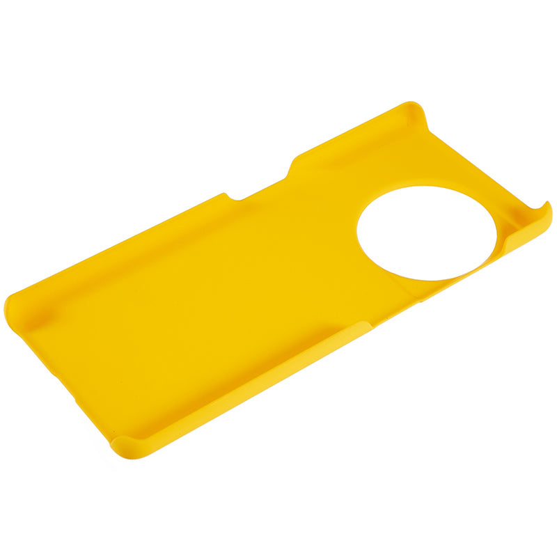For OnePlus Ace 2 5G / 11R 5G Rubberized Hard PC Phone Case Anti-Scratch Back Phone Cover - Yellow