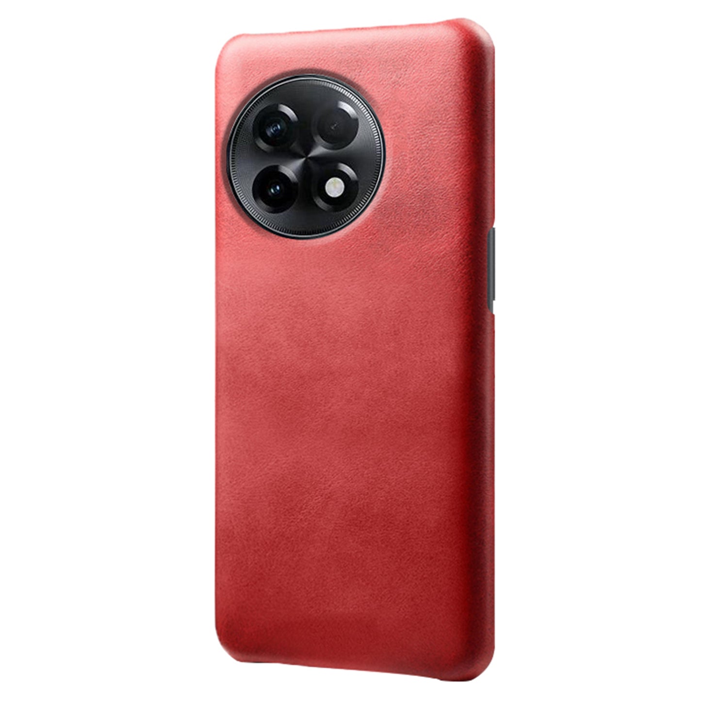 For OnePlus 11R 5G / Ace 2 5G Anti-scratch PU Leather+PC Mobile Phone Case Calf Texture Cell Phone Cover - Red