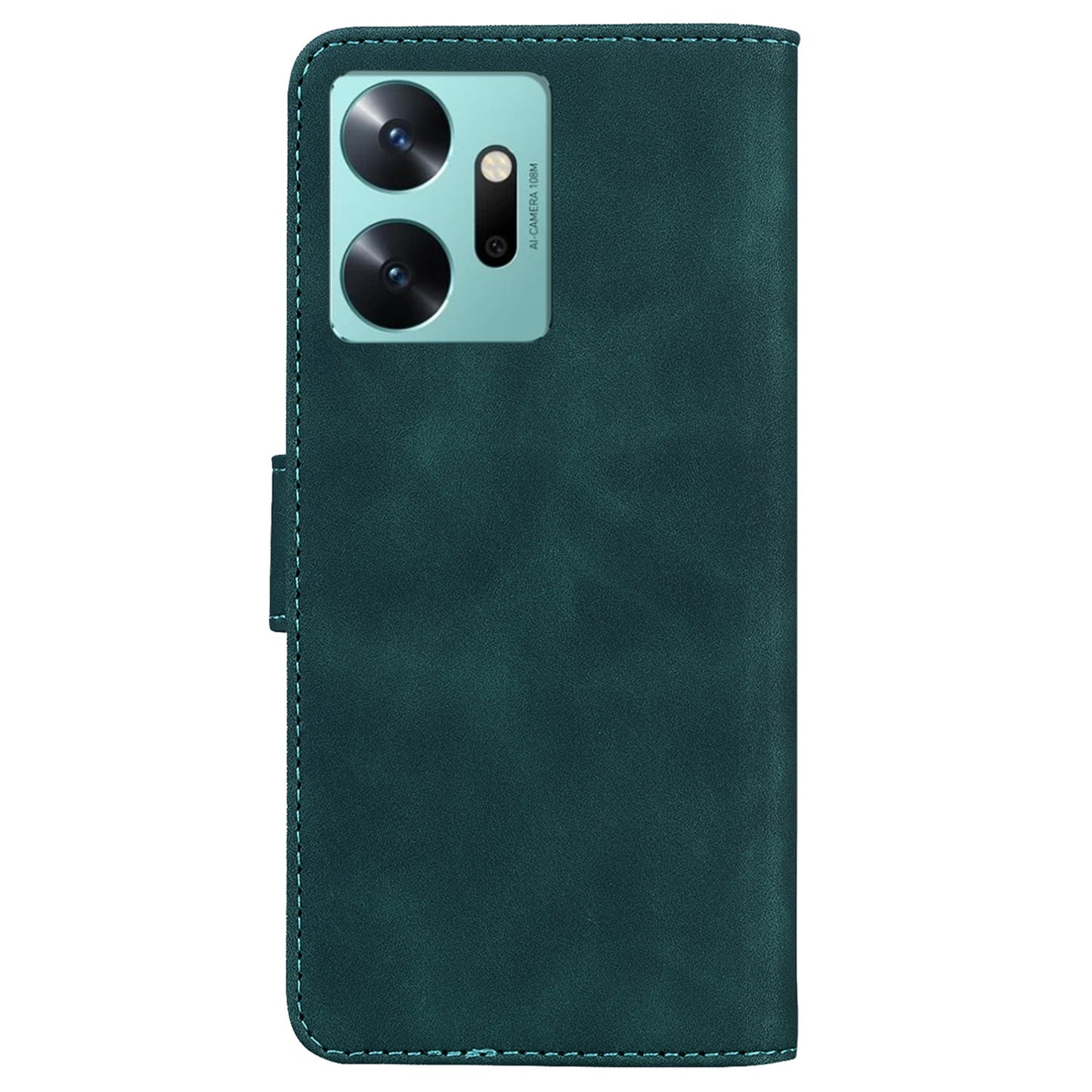 For OnePlus 11 5G Full Protection Phone Case PU Leather Smartphone Cover with Wallet Stand - Green
