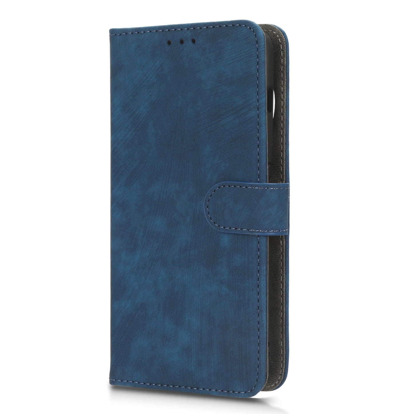 For OnePlus Ace 2 5G / 11R 5G Wallet Case RFID Blocking Leather Stand Phone Cover with Strap - Blue