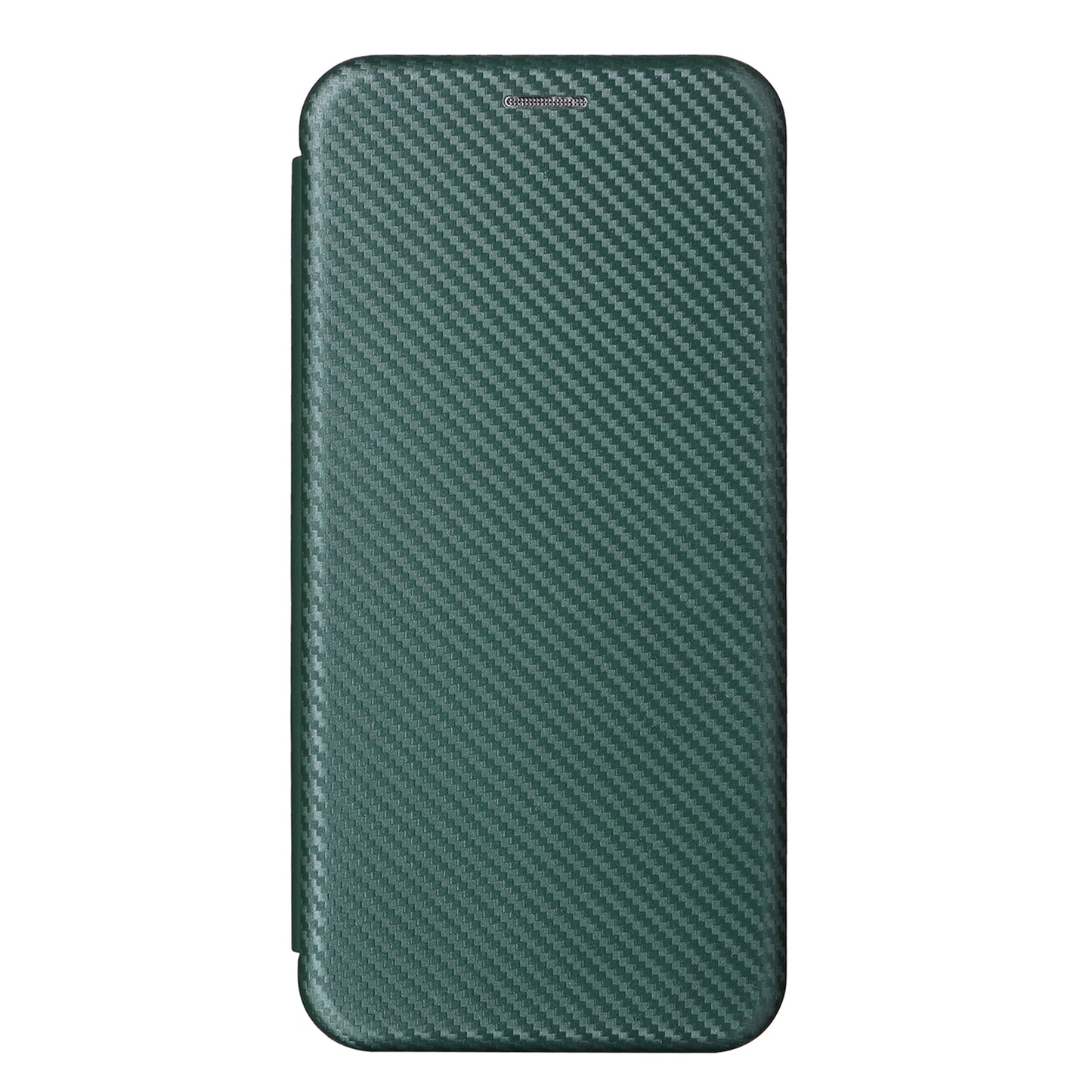 For OnePlus Ace 2 5G / 11R 5G Card Holder Phone Cover Carbon Fiber Texture Leather Phone Stand Case - Green