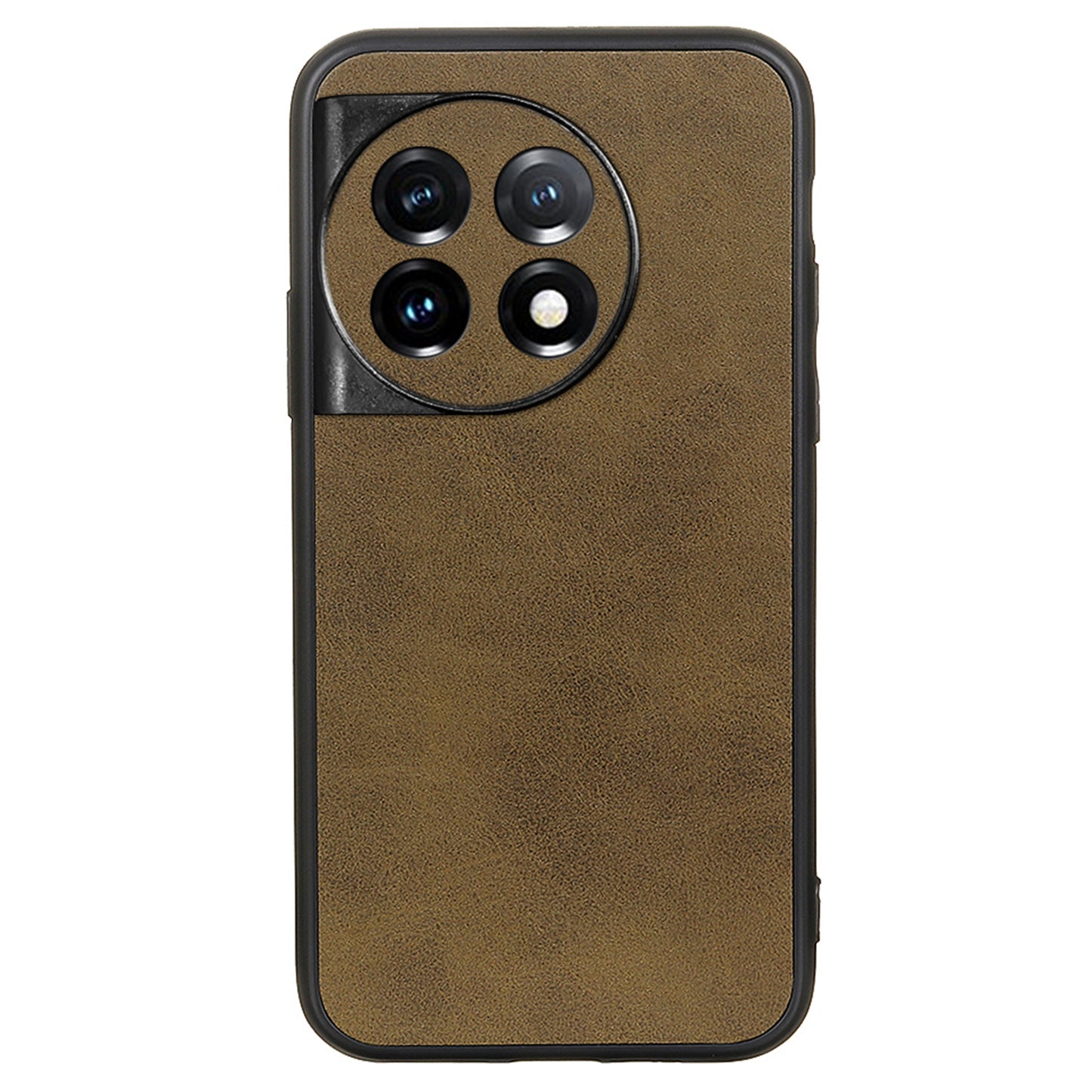 For OnePlus Ace 2 5G / 11R 5G Cell Phone Case PC+TPU+PU Leather Cowhide Texture Back Cover - Green