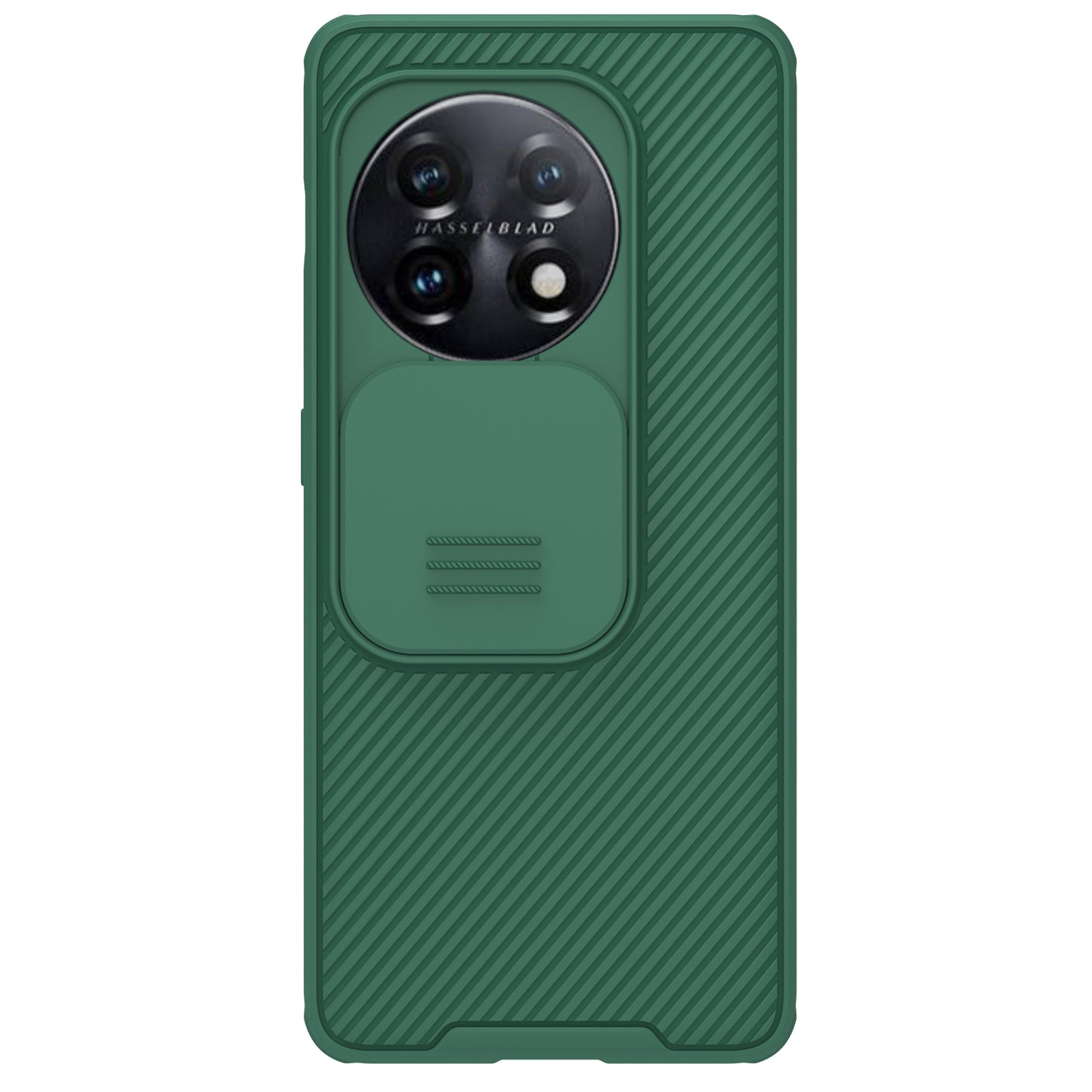 NILLKIN CamShield Pro for OnePlus 11 5G PC+TPU Phone Case Camera Slide Cover Phone Shell - Green