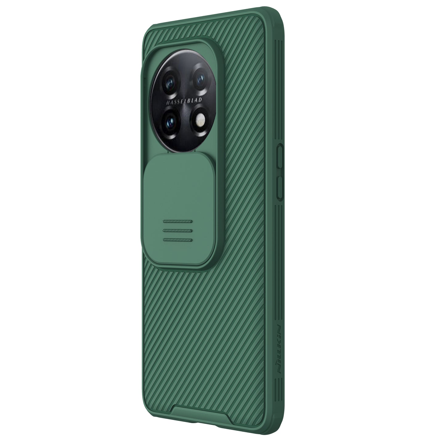 NILLKIN CamShield Pro for OnePlus 11 5G PC+TPU Phone Case Camera Slide Cover Phone Shell - Green