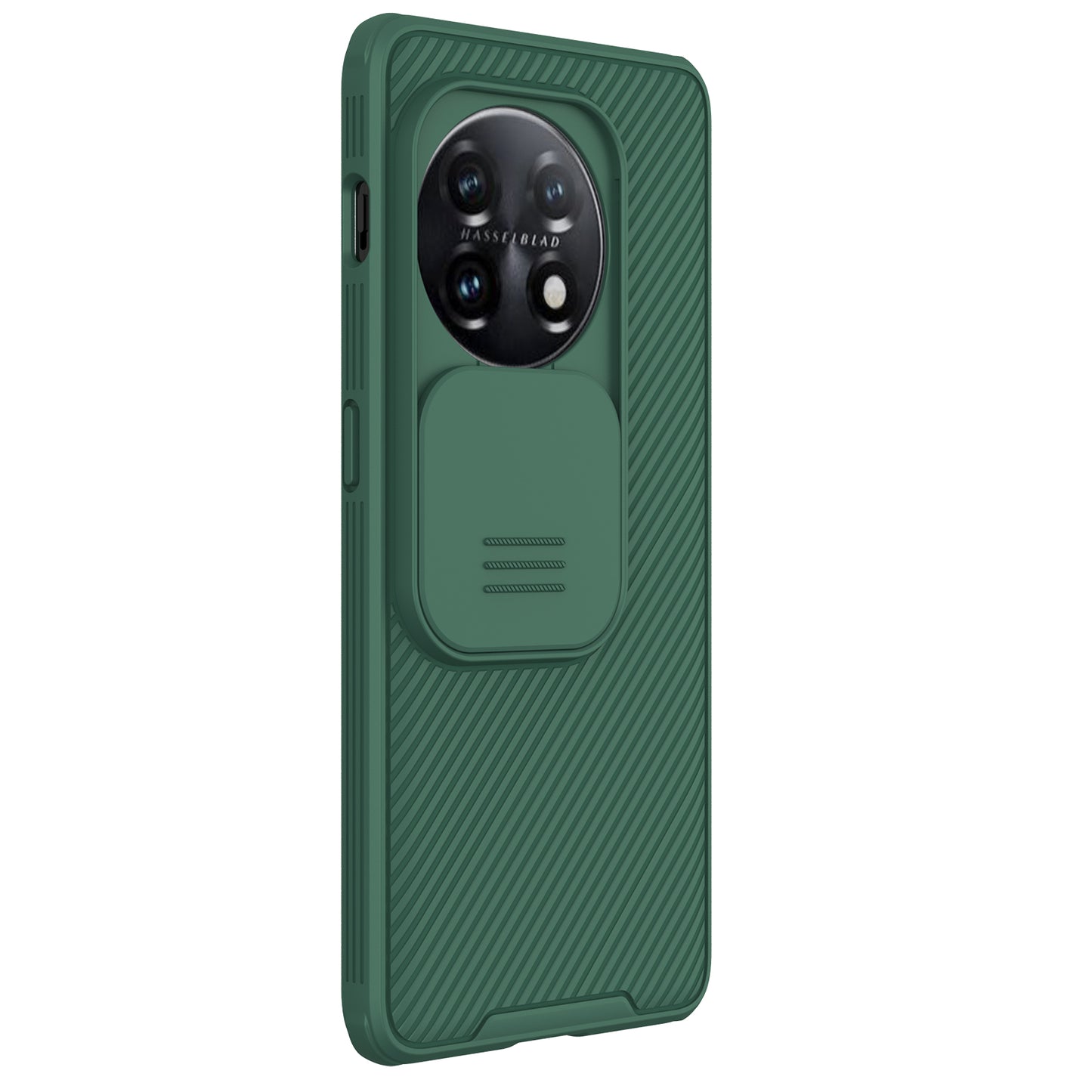 NILLKIN CamShield Pro for OnePlus 11 5G PC+TPU Phone Case Camera Slide Cover Phone Shell - Green