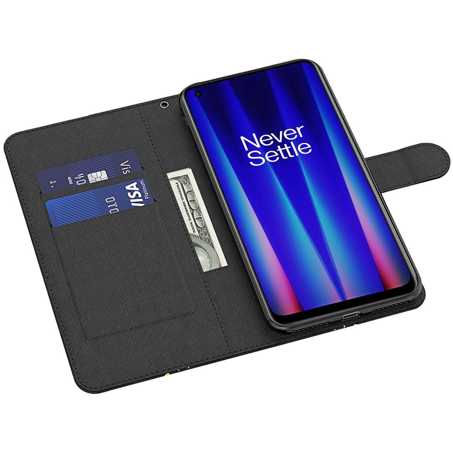 For OnePlus 11 5G PU Leather 3D Pattern Printing Phone Case Flip Wallet Stand Protective Cover - Lace Flower