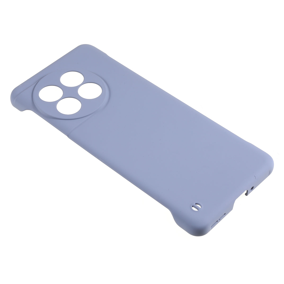 For OnePlus 11 5G Frameless Phone Case Hard PC Skin-touch Shock Absorbent Slim Cover - Lavender Grey