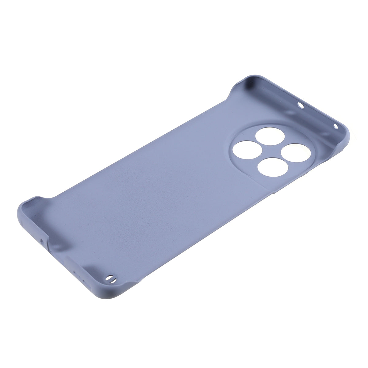 For OnePlus 11 5G Frameless Phone Case Hard PC Skin-touch Shock Absorbent Slim Cover - Lavender Grey