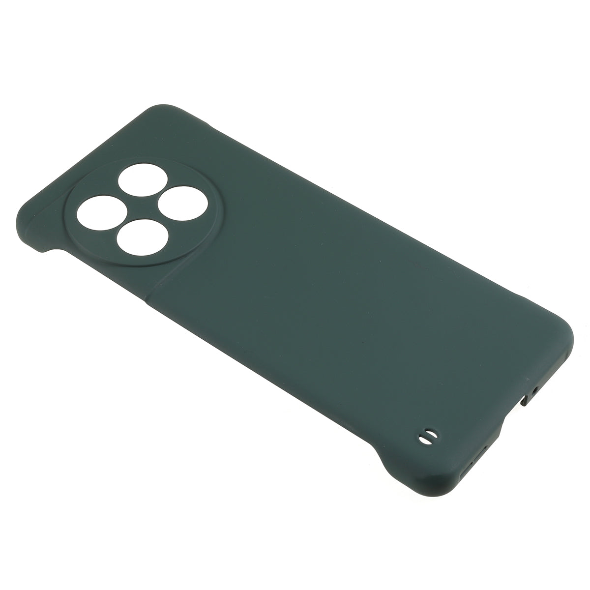 For OnePlus 11 5G Frameless Phone Case Hard PC Skin-touch  Shock Absorbent Slim Cover - Midnight Green