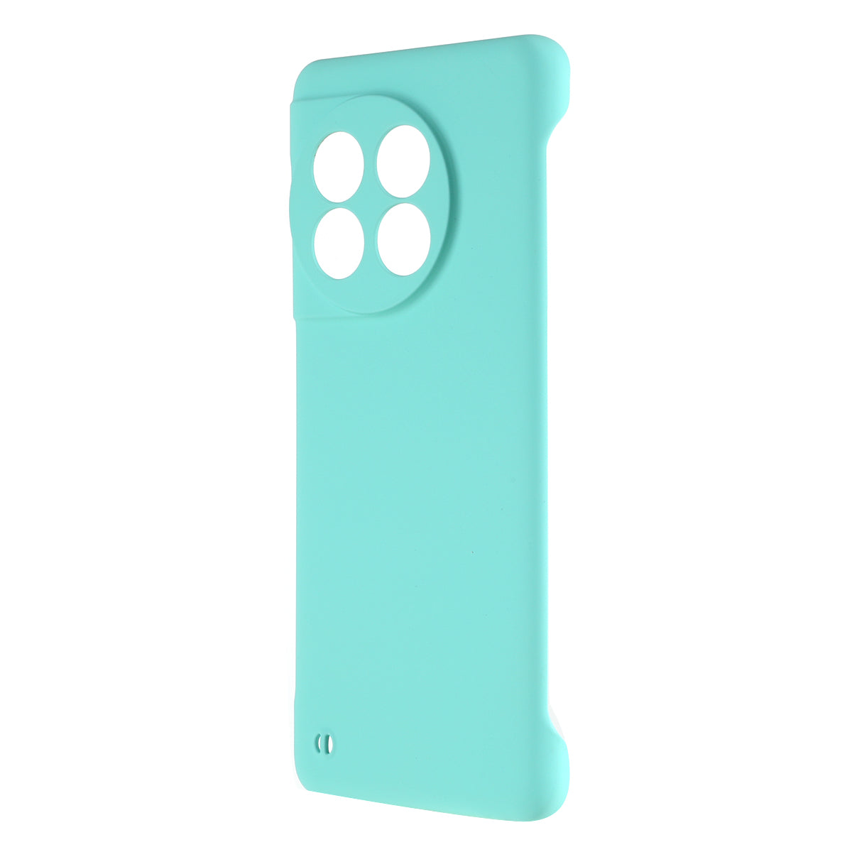 For OnePlus 11 5G Frameless Phone Case Hard PC Skin-touch Shock Absorbent Slim Cover - Light Cyan