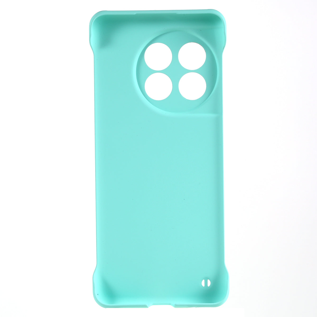 For OnePlus 11 5G Frameless Phone Case Hard PC Skin-touch Shock Absorbent Slim Cover - Light Cyan