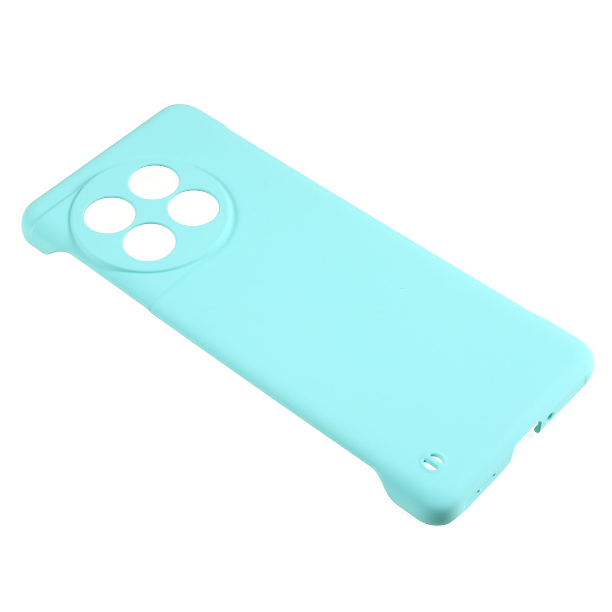 For OnePlus 11 5G Frameless Phone Case Hard PC Skin-touch Shock Absorbent Slim Cover - Light Cyan
