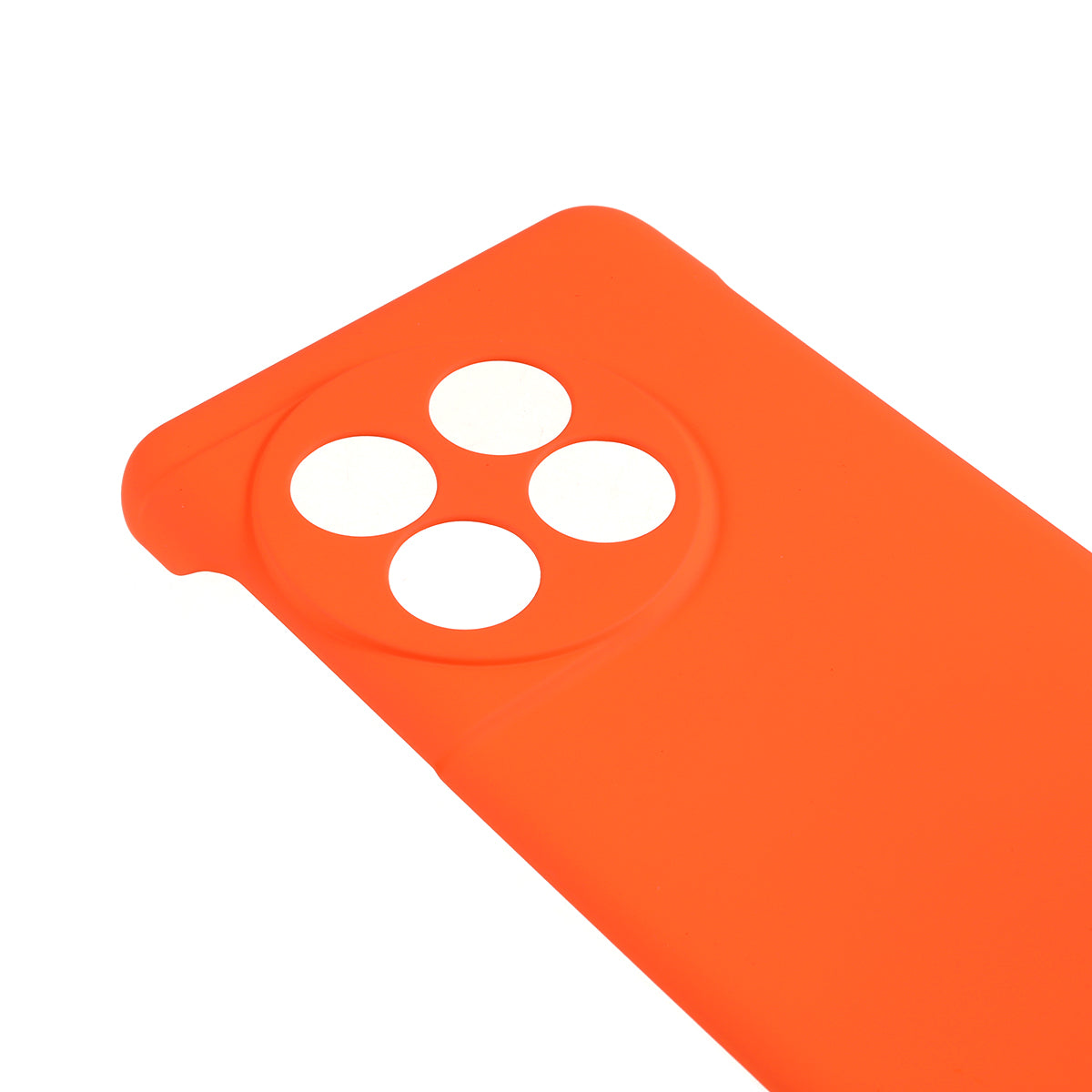 For OnePlus 11 5G Frameless Phone Case Hard PC Skin-touch Shock Absorbent Slim Cover - Orange