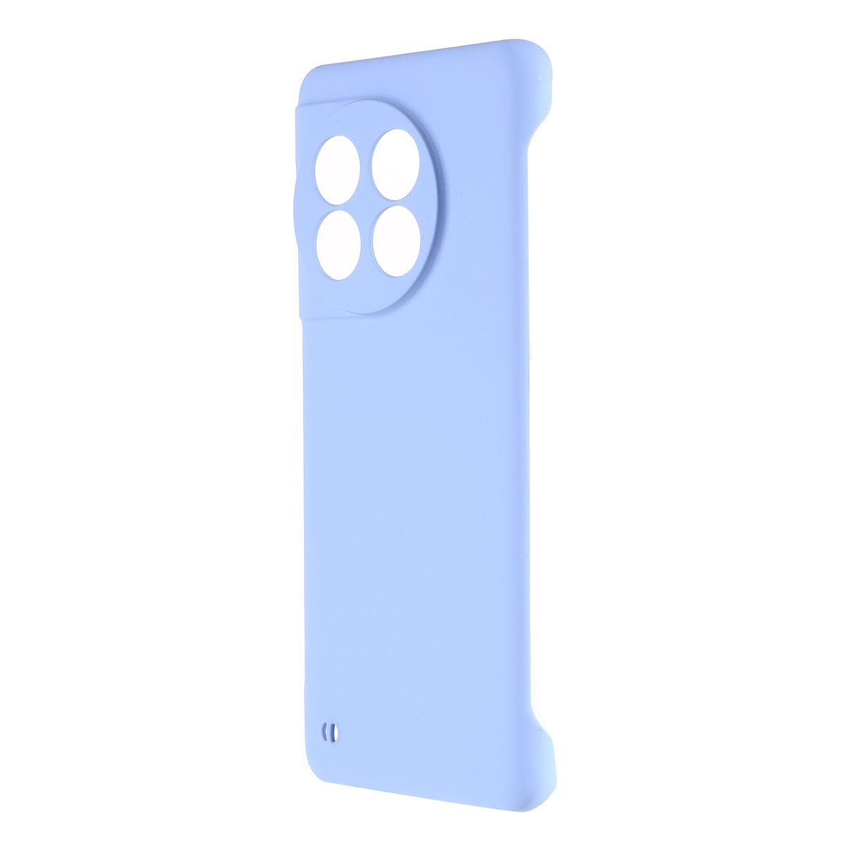 For OnePlus 11 5G Frameless Phone Case Hard PC Skin-touch Shock Absorbent Slim Cover - Light Purple