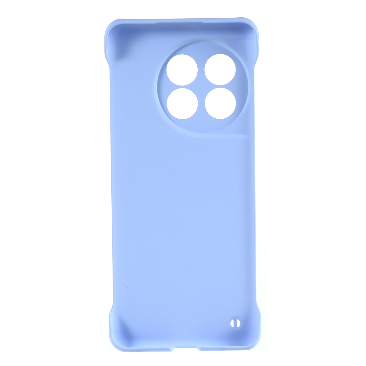 For OnePlus 11 5G Frameless Phone Case Hard PC Skin-touch Shock Absorbent Slim Cover - Light Purple