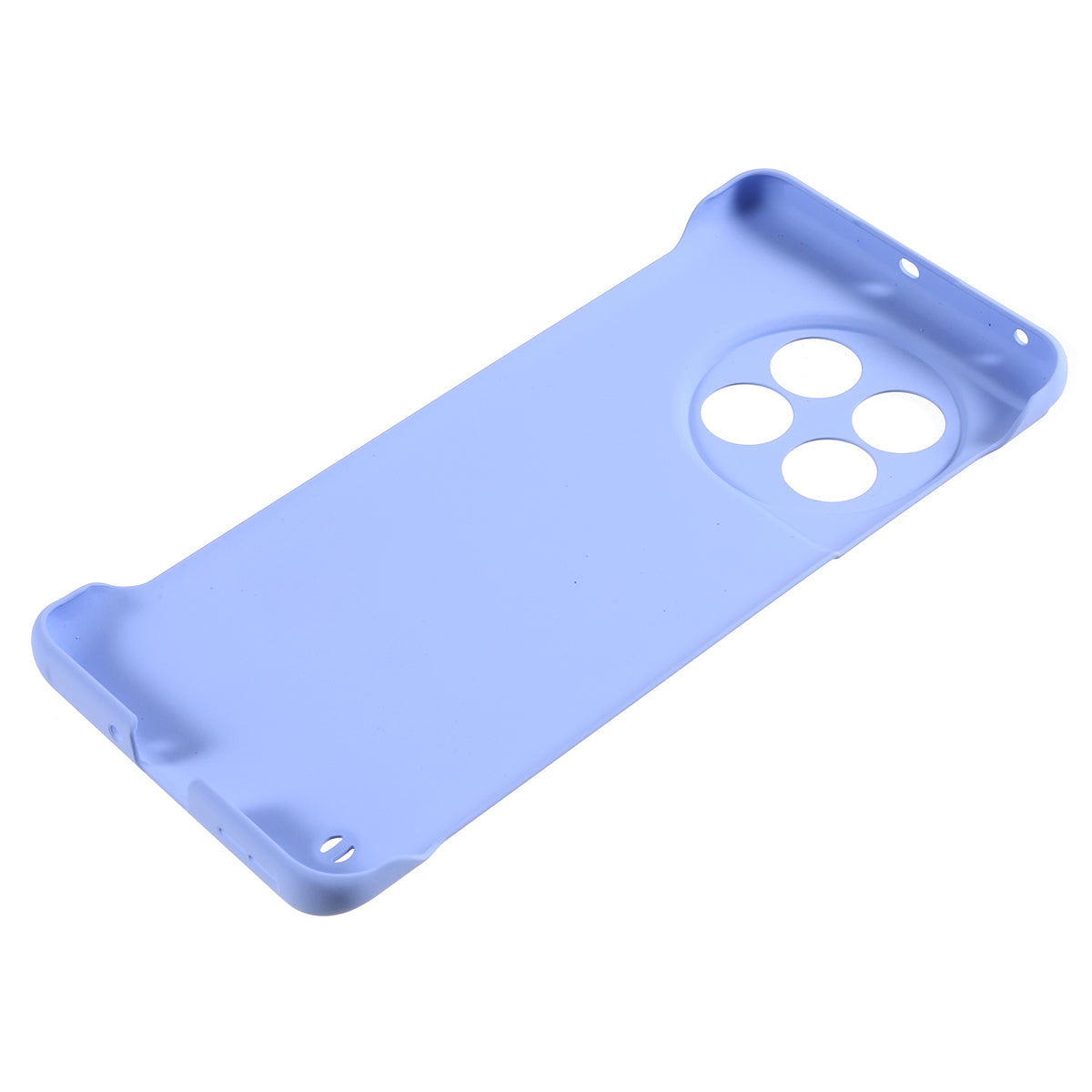 For OnePlus 11 5G Frameless Phone Case Hard PC Skin-touch Shock Absorbent Slim Cover - Light Purple