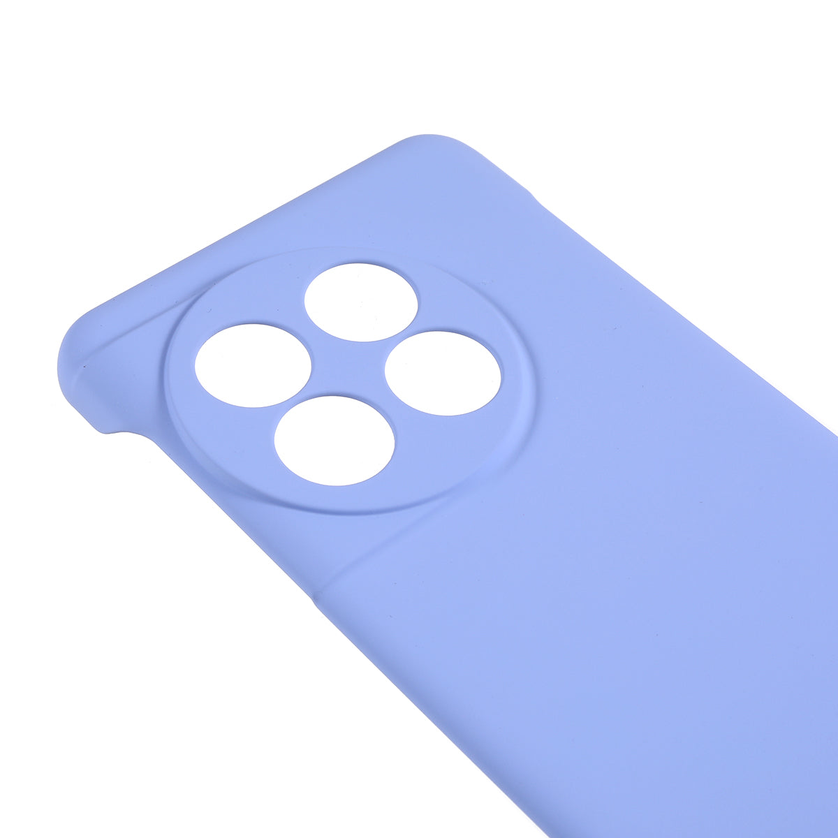 For OnePlus 11 5G Frameless Phone Case Hard PC Skin-touch Shock Absorbent Slim Cover - Light Purple