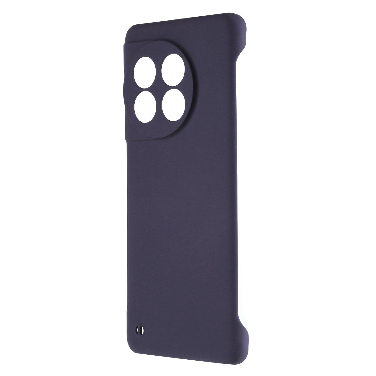 For OnePlus 11 5G Frameless Phone Case Hard PC Skin-touch Shock Absorbent Slim Cover - Dark Purple