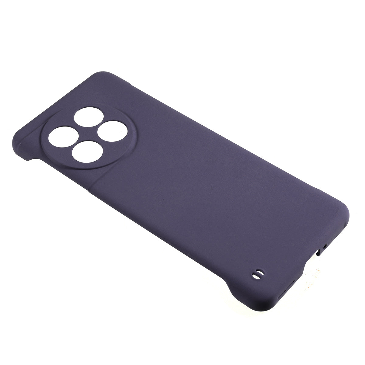 For OnePlus 11 5G Frameless Phone Case Hard PC Skin-touch Shock Absorbent Slim Cover - Dark Purple