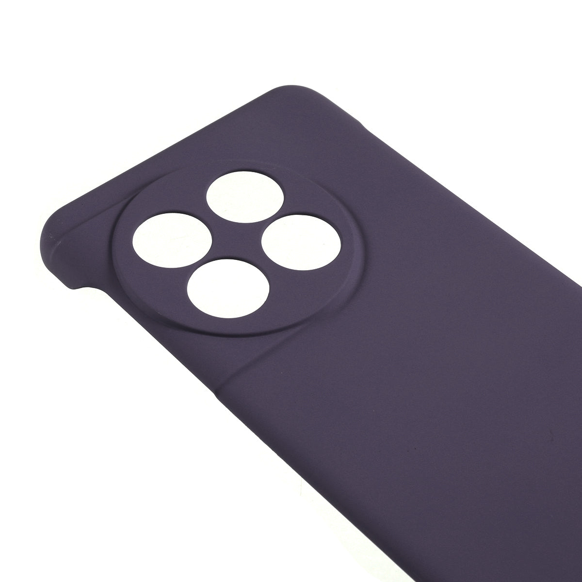 For OnePlus 11 5G Frameless Phone Case Hard PC Skin-touch Shock Absorbent Slim Cover - Dark Purple