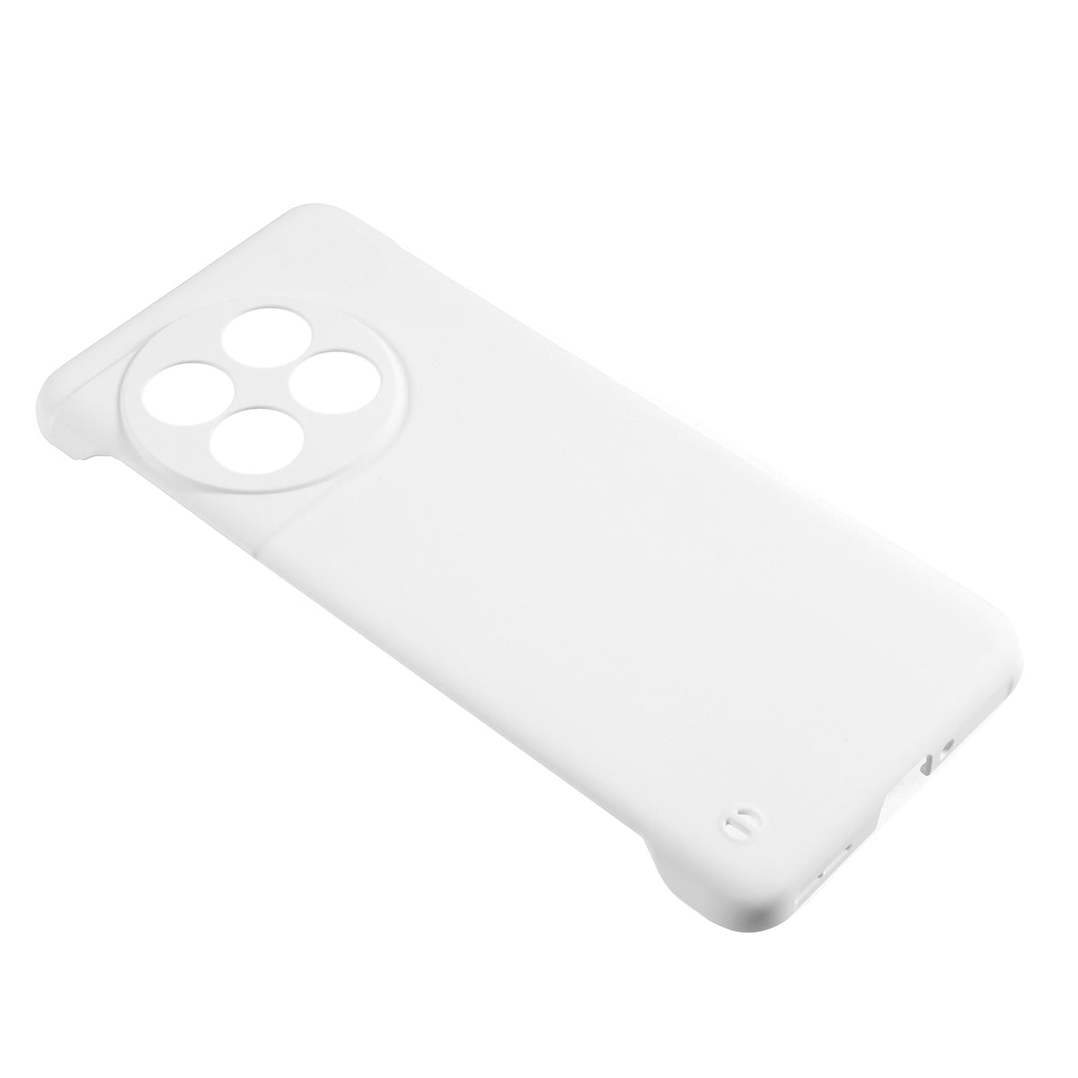 For OnePlus 11 5G Frameless Phone Case Hard PC Skin-touch  Shock Absorbent Slim Cover - White