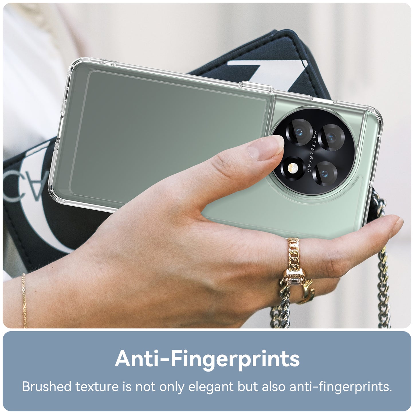 Candy Series Phone Cover for OnePlus 11 5G , Soft TPU Cell Phone Protective Case - Transparent