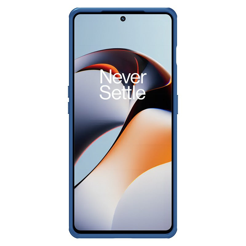 NILLKIN Super Frosted Shield Pro for OnePlus Ace 2 5G / 11R 5G Matte Phone Case PC+TPU Cell Phone Cover - Blue
