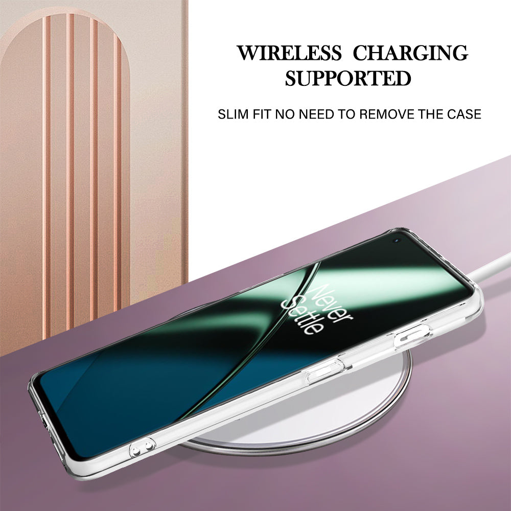 YB IMD Series-1 for OnePlus 11 5G Anti-Dust Phone Case Marble Floral Pattern Electroplating TPU IMD Cover - Never Stop Dreaming