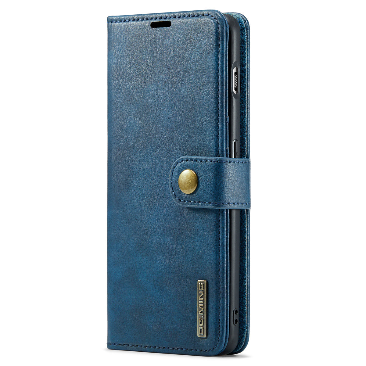 DG.MING For OnePlus 11 5G Detachable Magnetic Anti-drop Case Split Leather Wallet Stand Phone Cover - Blue