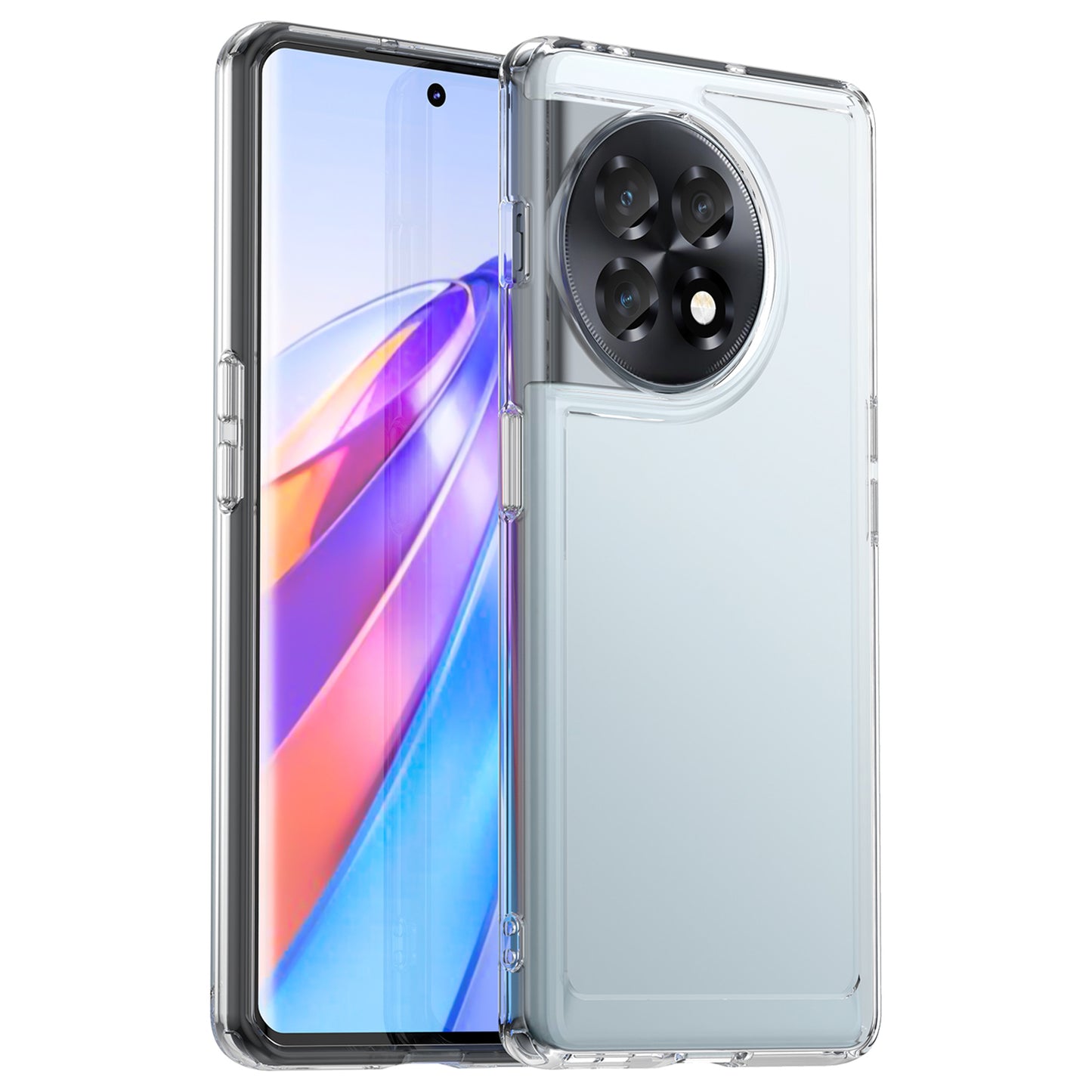 Candy Series For OnePlus Ace 2 5G / 11R 5G Shockproof TPU Phone Cover Soft Cell Phone Case - Transparent