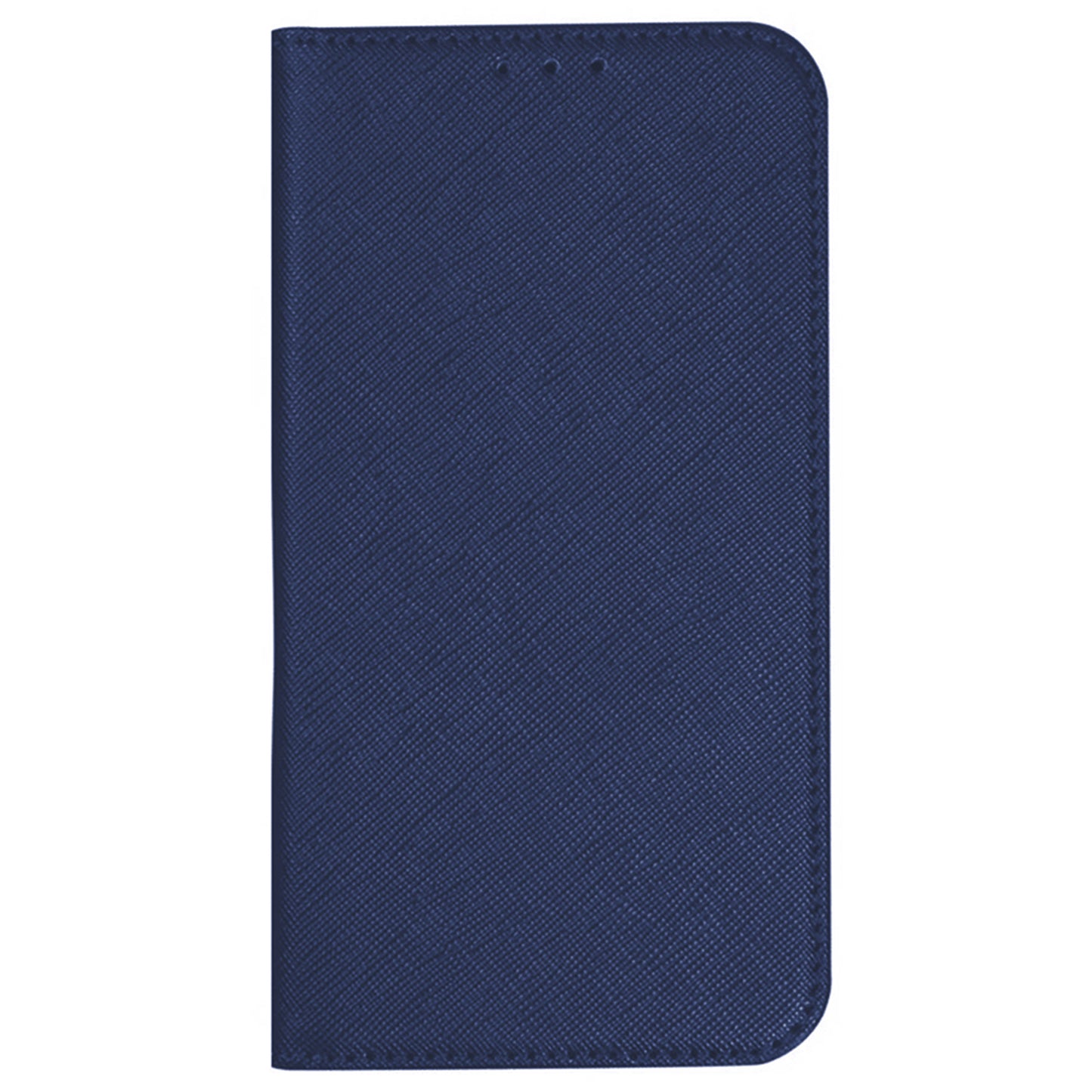 Stand Wallet Shell for OnePlus 11 5G Shockproof Phone Cover Cross Texture PU Leather Case - Dark Blue