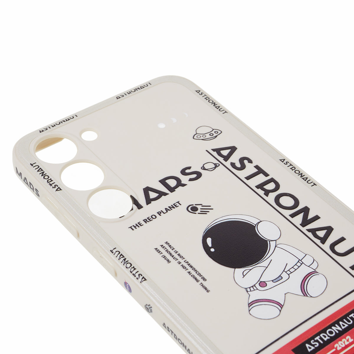Soft TPU Case for Samsung Galaxy S23+ Cartoon Astronaut Pattern Precise Cutout Phone Cover - Style F