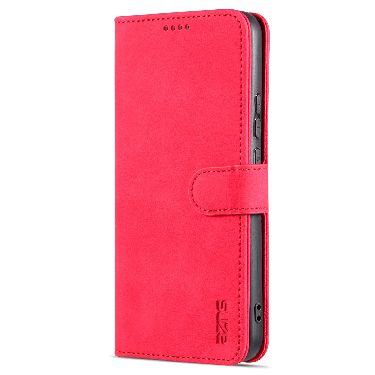 Uniqkart For Huawei nova 11 Cell Phone Cover Stand Wallet PU Leather Phone Case - Red