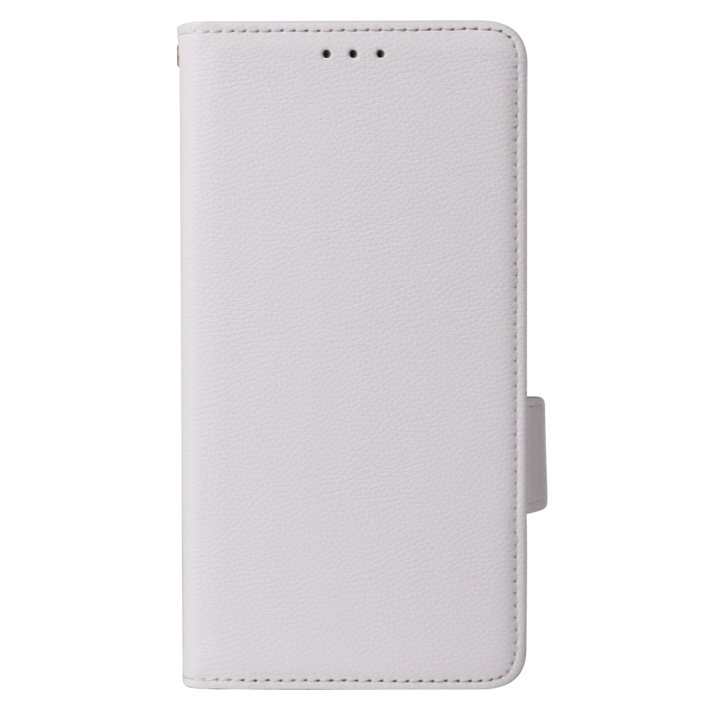 Wallet Stand Phone Case for Nokia XR21 Litchi Texture PU Leather Shockproof Cover - White
