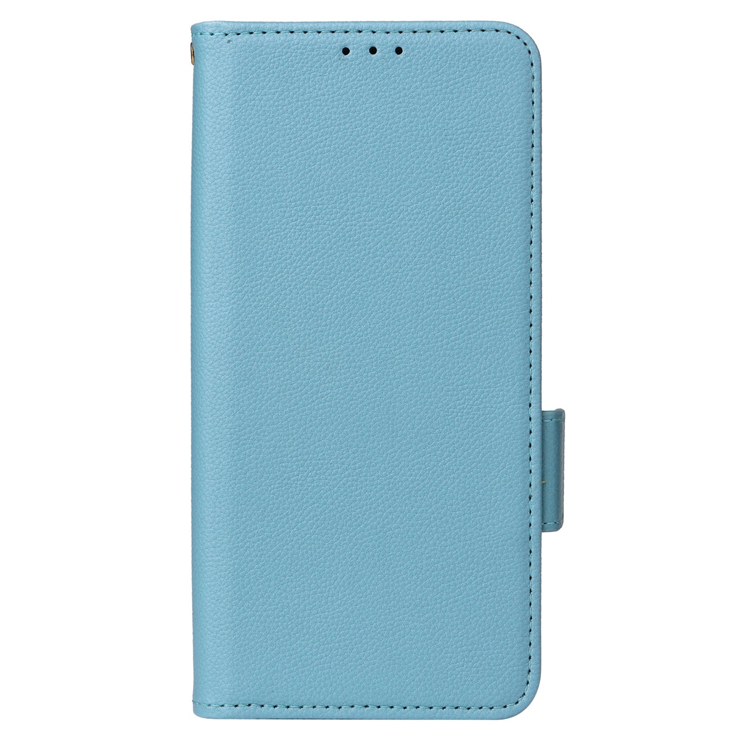 Wallet Stand Phone Case for Nokia XR21 Litchi Texture PU Leather Shockproof Cover - Baby Blue