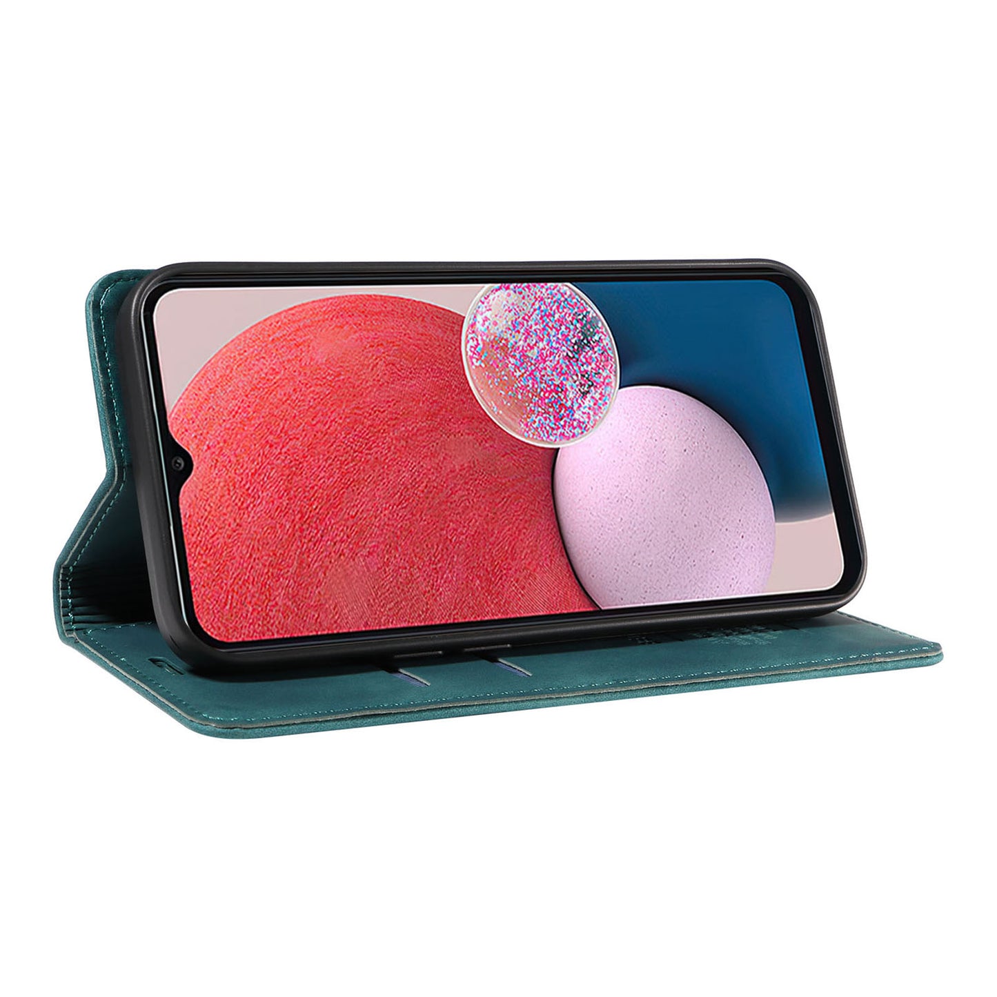 Uniqkart 003 Samsung Galaxy A13 4G / A13 5G / A04s 4G / M13 5G / A04 4G Phone Case Wallet RFID Blocking Cover - Green