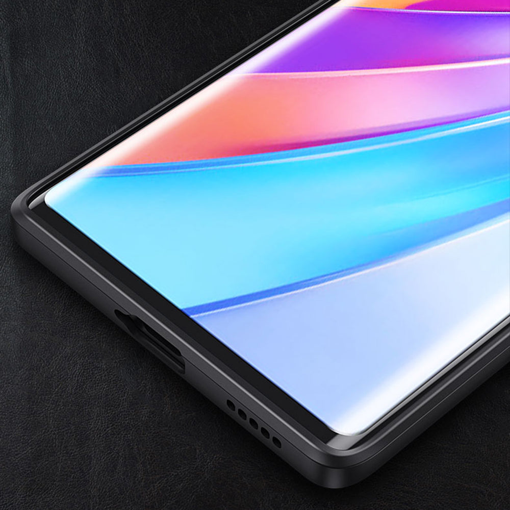 Uniqkart for Honor X40 5G TPU + Aluminium Alloy Anti-drop Phone Case Kickstand Back Cover - Silver